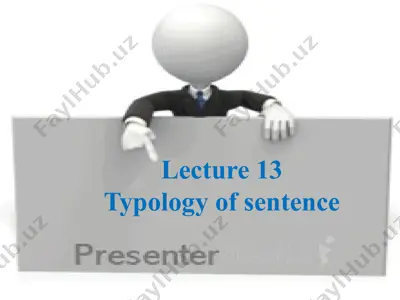 typology of sentence — PPTX