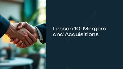 mergers and acquisitions — PDF
