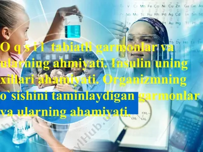 oqsillar haqida umumiy tushuncha — PPTX