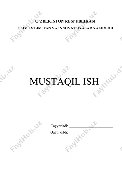 bo’sh turk egari sindromi — DOCX
