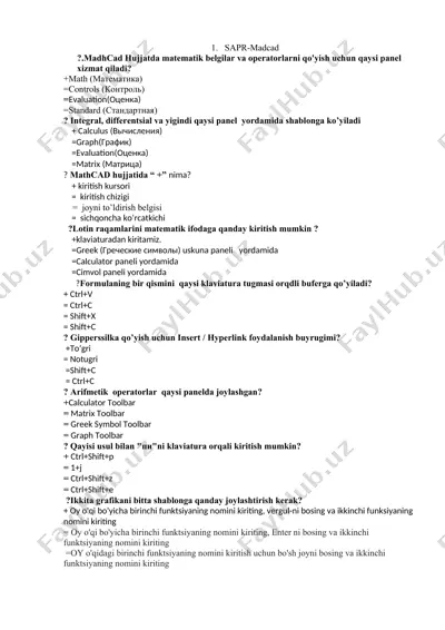 mathcad-sapr — DOCX