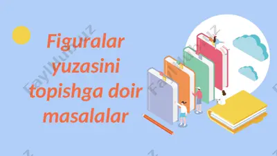 figuralar yuzasini topishga doir masalalar — PPTX