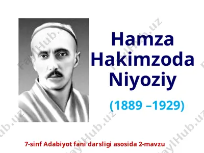 hamza hakimzoda niyoziy 7-sinf — PPTX