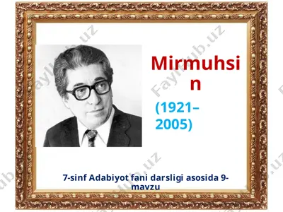 mirmuhsin 7-sinf — PPTX
