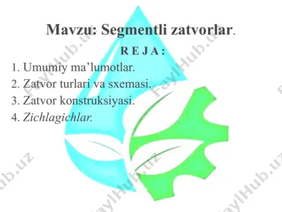 segmentli zatvorlar — PPTX