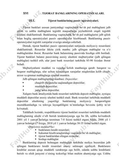 tijorat banklarining operatsiyalari — DOCX