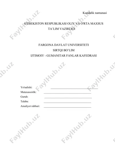 guruh bolalarining ro’yhati va mashg’ulotlar jadvali — DOCX