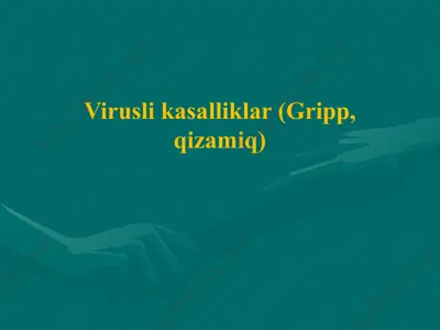 gripp virusi — PPTX