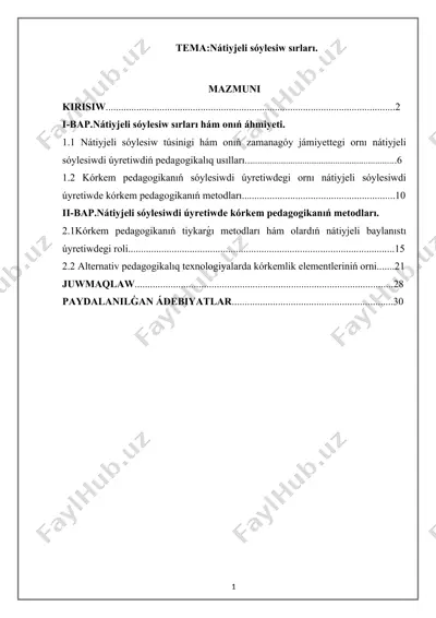nátiyjeli sóylesiw sırları — DOCX
