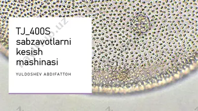 tj-400s sabzavot kesish mashinasi — PDF