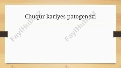 chuqurkariye — PPTX