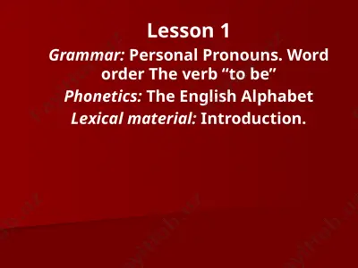 introduction to english alphabet — PPTX