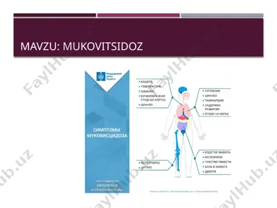 mukovistsidoz (kistik fibroz) — PPTX