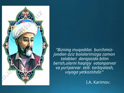 i.a.karimovning qo‘shiqlari — PPTX