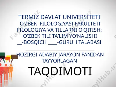 salomat vafoasarlarida ayolobrazining badiiy talqini — PPTX