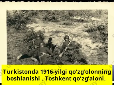 qo‘zg‘alonning boshlanishi (1916-yil) — PPTX
