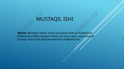 mustaqilishi — PPTX