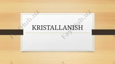 kristallanish — PPTX