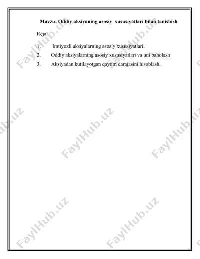 aksiya haqida ma'lumotlar — DOCX