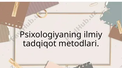 psixologiya-ni tushunchalari — PPTX