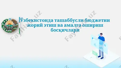 ўзбекистонда шаббусли бюджетни жорий этиш ва амалга ошириш бўйича бошқарув бўйича босқичлари — PPTX