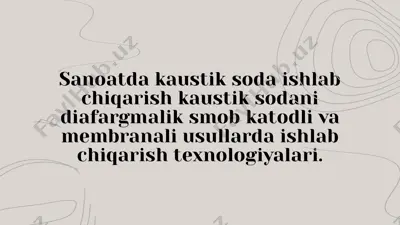 kaustik soda — PPTX