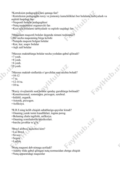 korreksion pedagogika — DOC