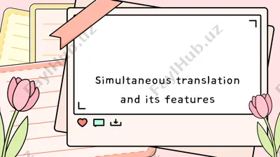 simultaneous translation — PDF