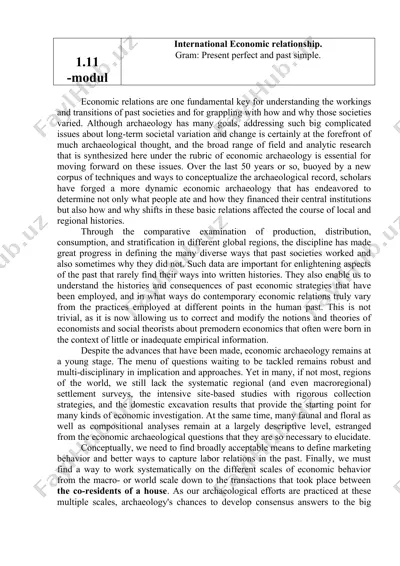 international economic relationship — DOCX
