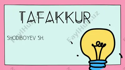 tafakkur — PPTX