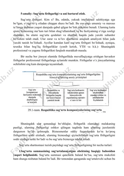 sug‘urta firibgarligi va uni bartaraf etish — DOCX