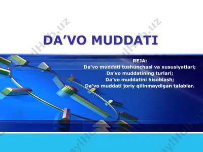da’vo muddati — PPTX