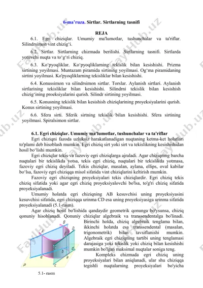 sirtlar. sirtlarning tasnifi — PDF