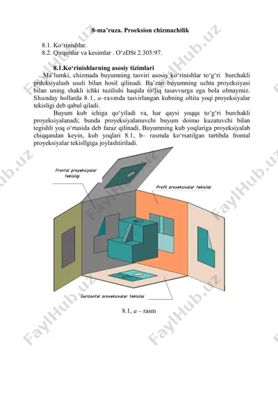 proeksion chizmachilik — PDF