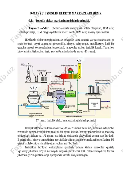 issiqlik elektr markazlari (iem) — PDF