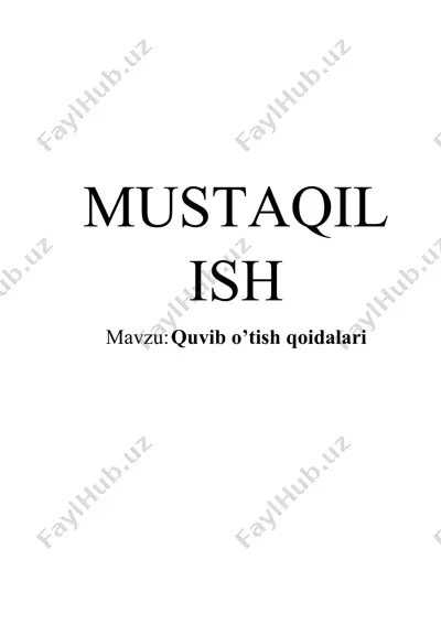 yo‘l harakati xavfsizligi: quvib o‘tish qoidalari va mas’uliyatlar — DOCX