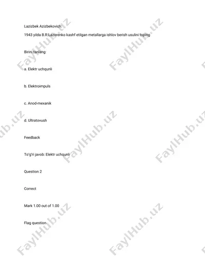 metallarga ishlov berish usullari — PDF