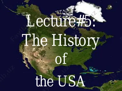the history of the usa — PDF