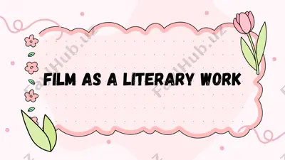 film as a literary art form — PDF