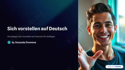 sich vorstellen auf deutsch — PDF
