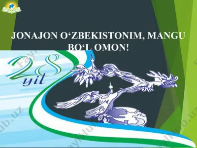 o‘zbekiston mustaqilligi — PPT