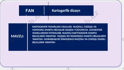 kartografik dizayn — PPTX