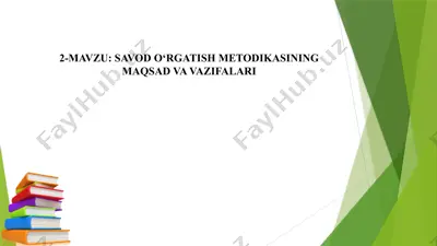 savod o‘rgatish metodikasi — PPTX