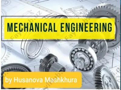 mechanical engineering kitobi — PPTX