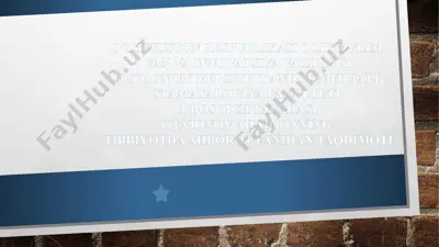 zamonaviy stomatologik asbob-uskunalar — PPTX