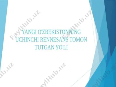 uchinchi rennesans — PPTX