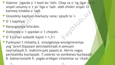 xolerez-jigardo`thosilbo`lishi — PPTX