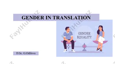 gender equality — PPTX
