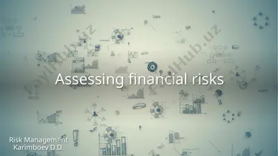 assessing financial risks — PPTX