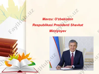 shavkat mirziyoyev — PPTX